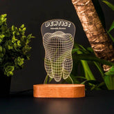 Illustration Lamp For Dentist model | Best gift for Dentist | Dentist Table Top| Professional Table Top | Customized Dentist | - BBD GIFTS
